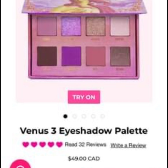 Venus 3 Eyeshadow Palette - Picture 1 of 3